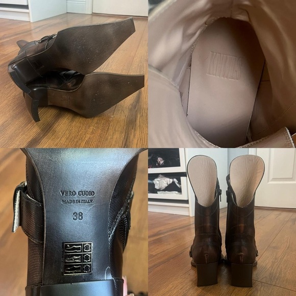 KNWLS Brown XSerpent Boots! Size IT 38 - Picture 8 of 8